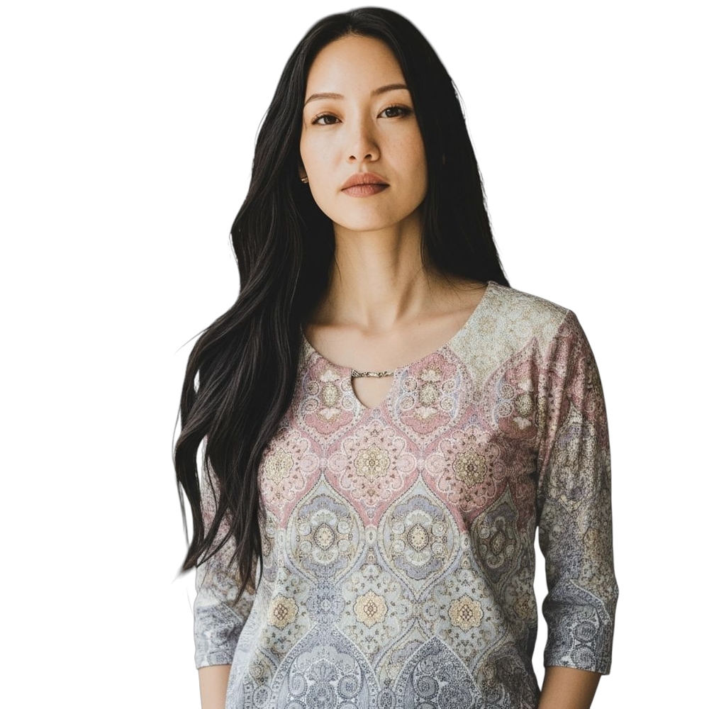 Alfred Dunner Patterned Women's Top
